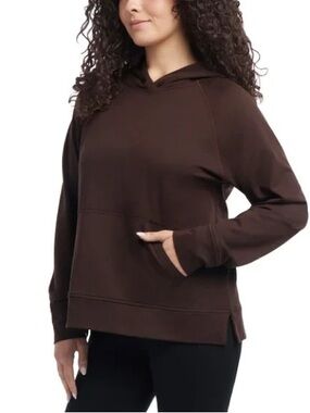 Danskin - Women's Hooded Long-Sleeve Pullover Sweatshirt